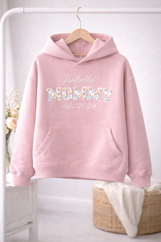 MOMMY Hoodie (with textile choose)