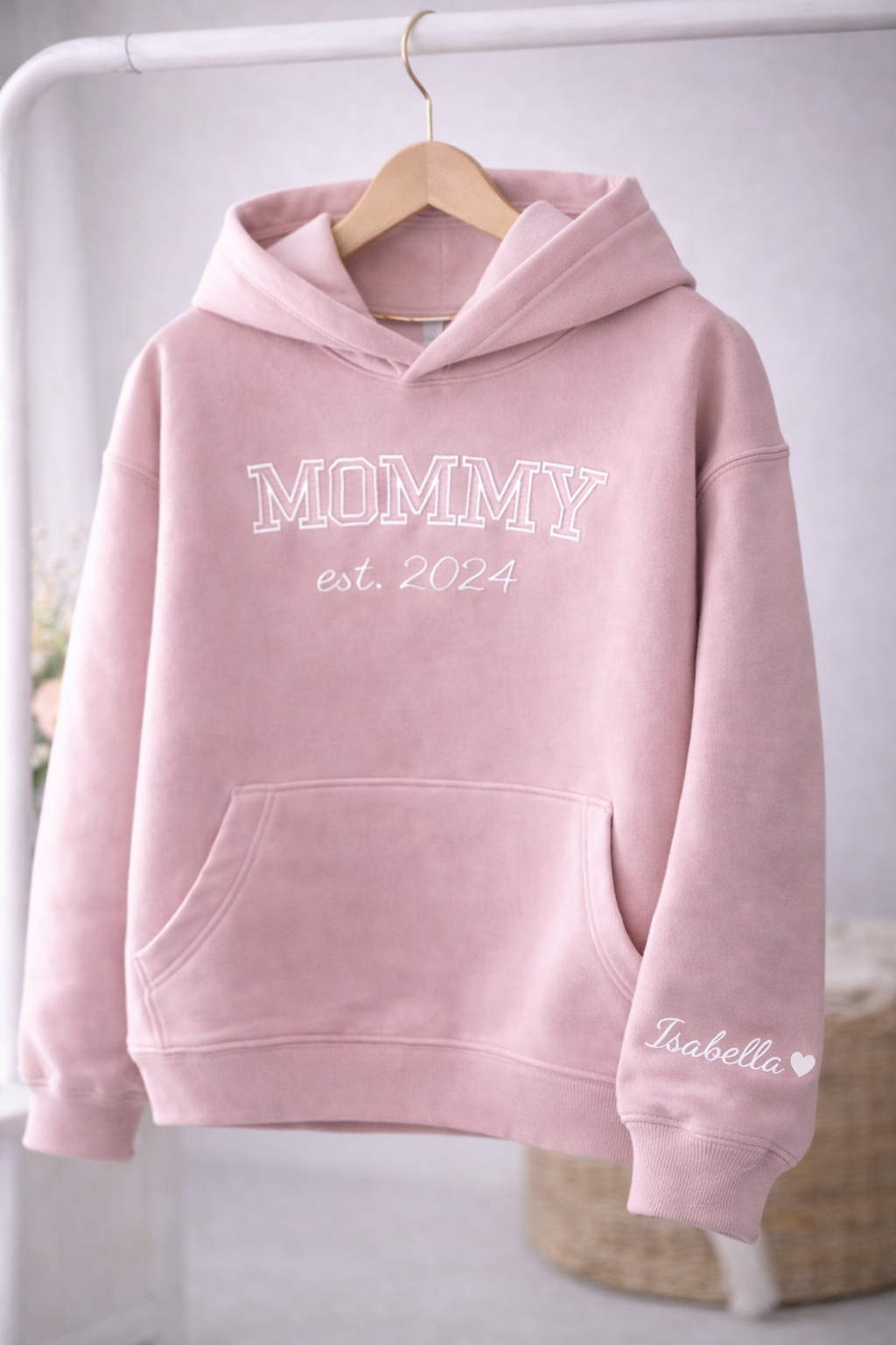 MOMMY Hoodie -Personilized sleeve