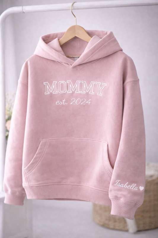 MOMMY Hoodie -Personilized sleeve